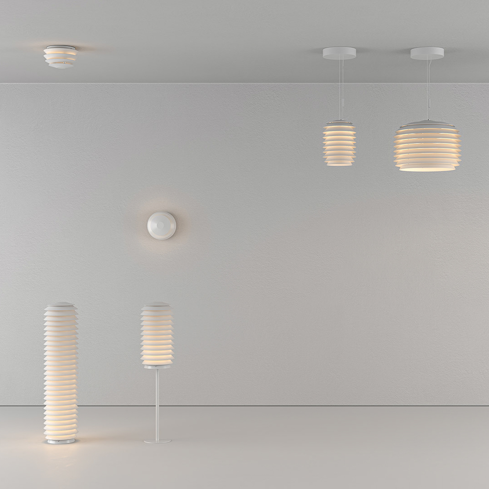 Lampa wisząca LED Artemide Slicing, IP65, Ø 21 cm