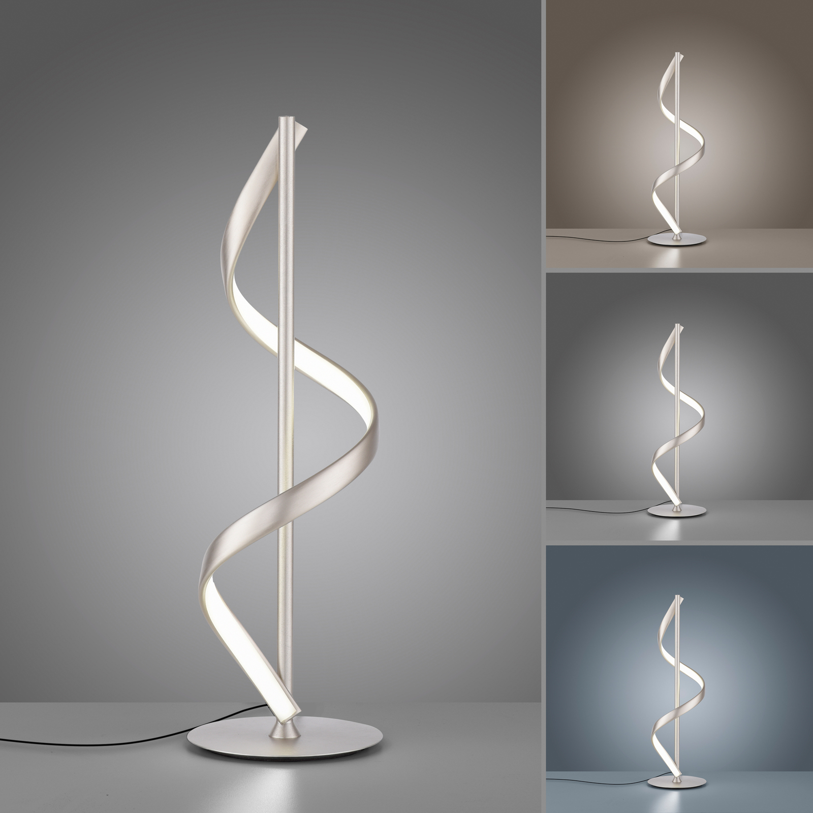 Paul Neuhaus Q-Swing lampă de masă LED, oțel
