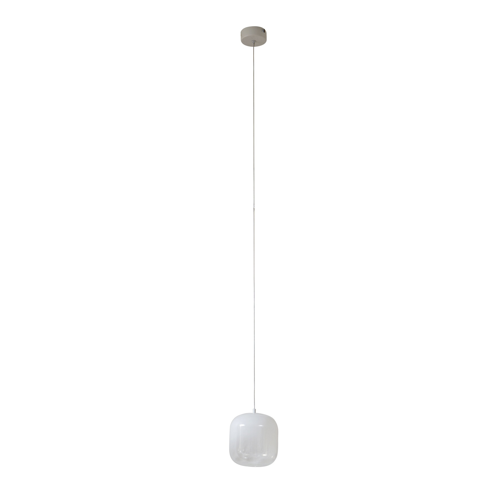 Lucande Suspension LED Avelina, Ø 14cm, à 1 lampe, noir