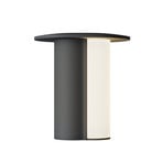 Asym LED punjiva stolna lampa, crna, metal, 2700K, 2W