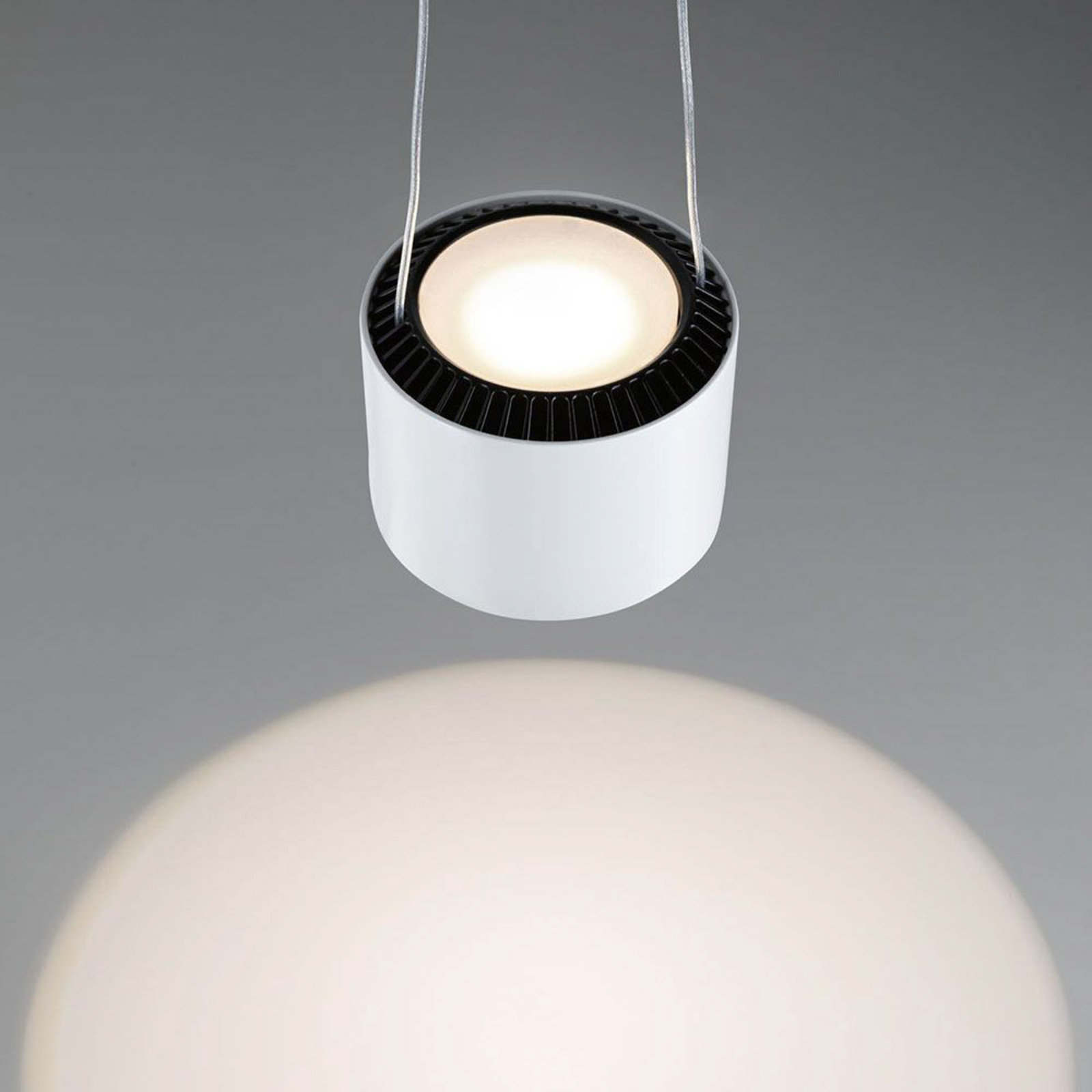 Paulmann URail Aldan LED-pendellampe, hvid
