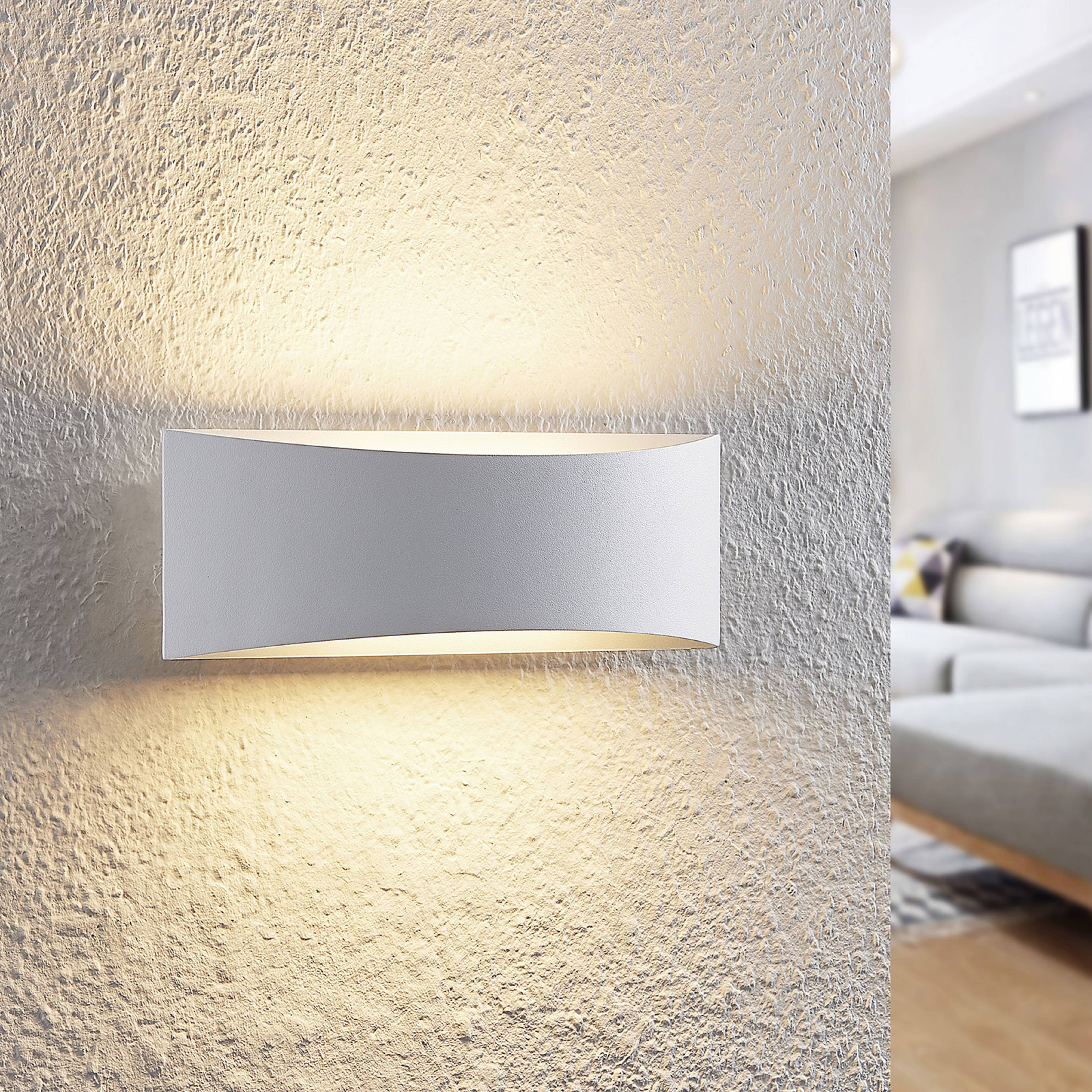 Arcchio Danta LED-Wandlampe, weiß