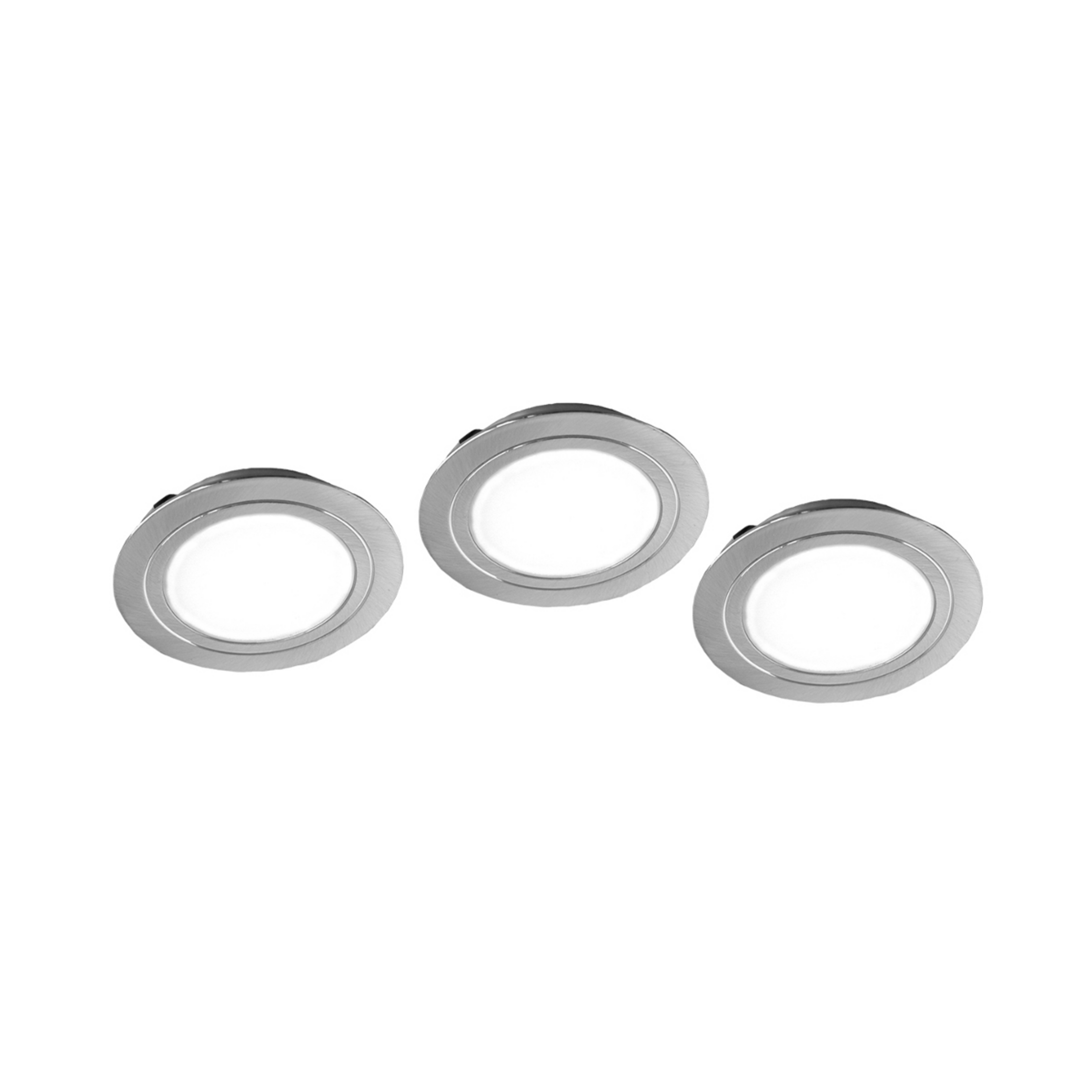 LED-Strahler Cubic 55 rund im Set zu 3 Stück