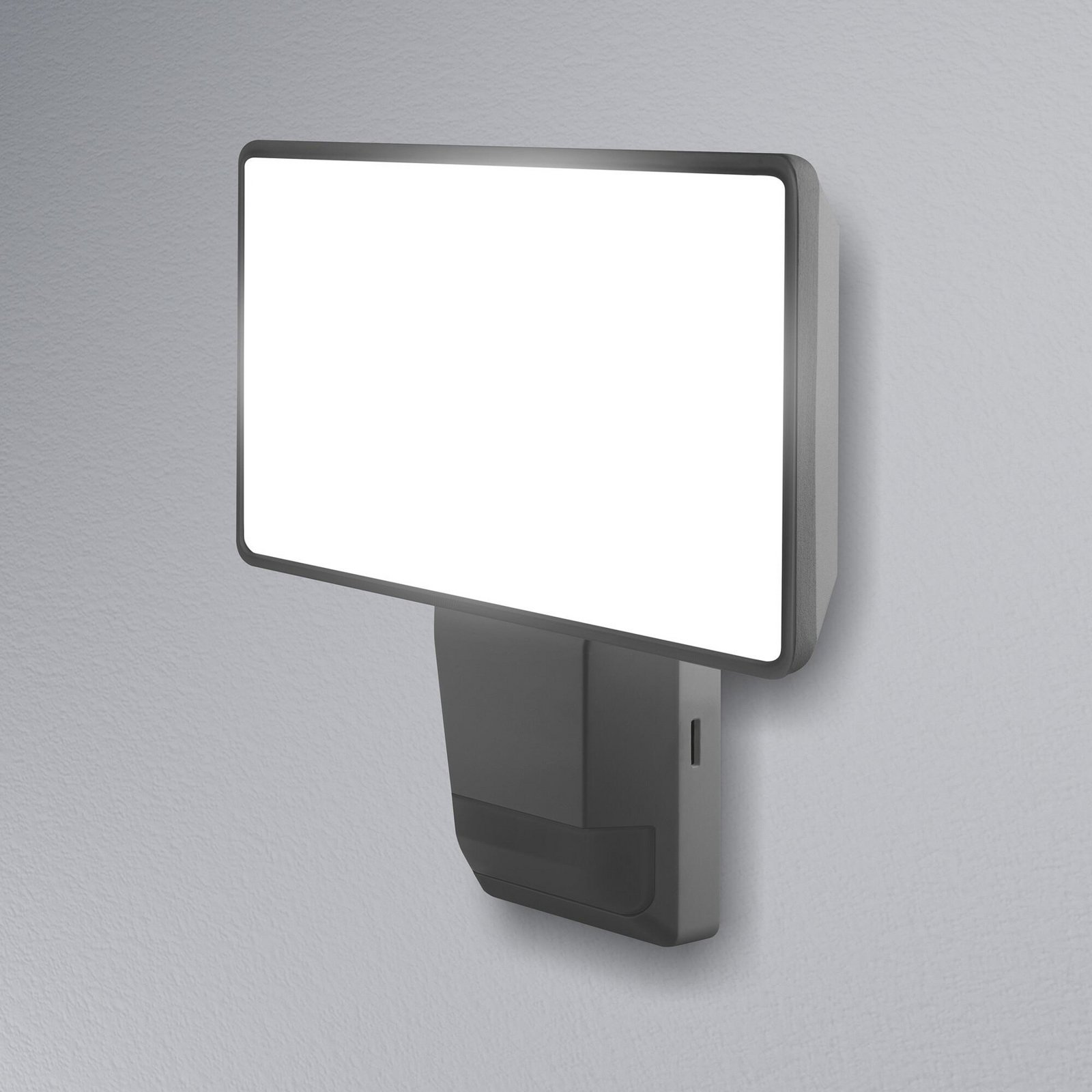 OSRAM LED-Sensor-Außenstrahler ENDURA PRO FLOOD, grau, 27 W