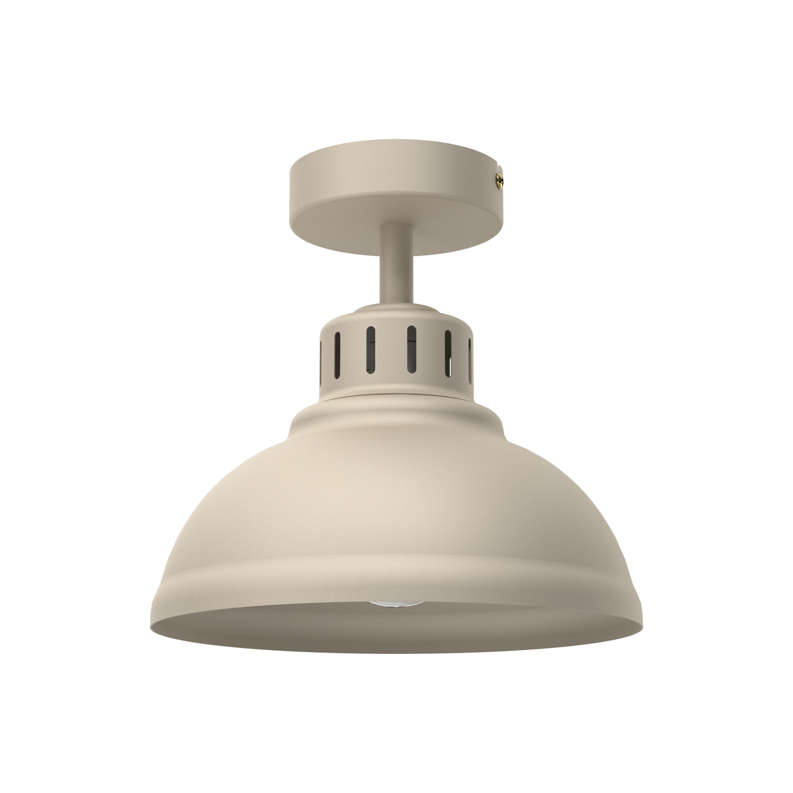 Plafonnier Sven, à 1 lampe, beige, acier