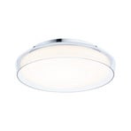 Luena LED-Deckenleuchte, IP44, chrom, Ø35cm - Paulmann