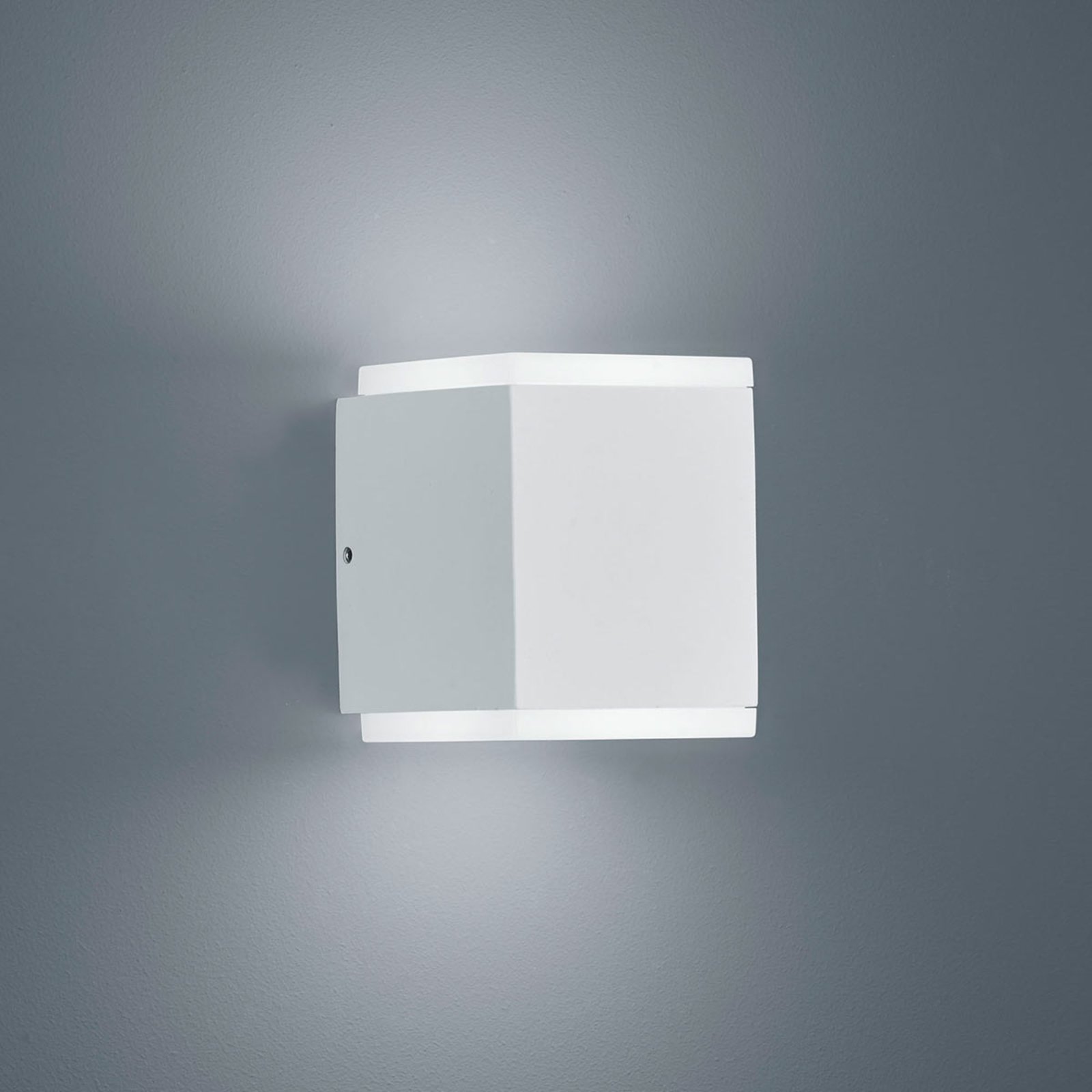Helestra Kibo LED-ulkoseinälamppu, matta valkoinen