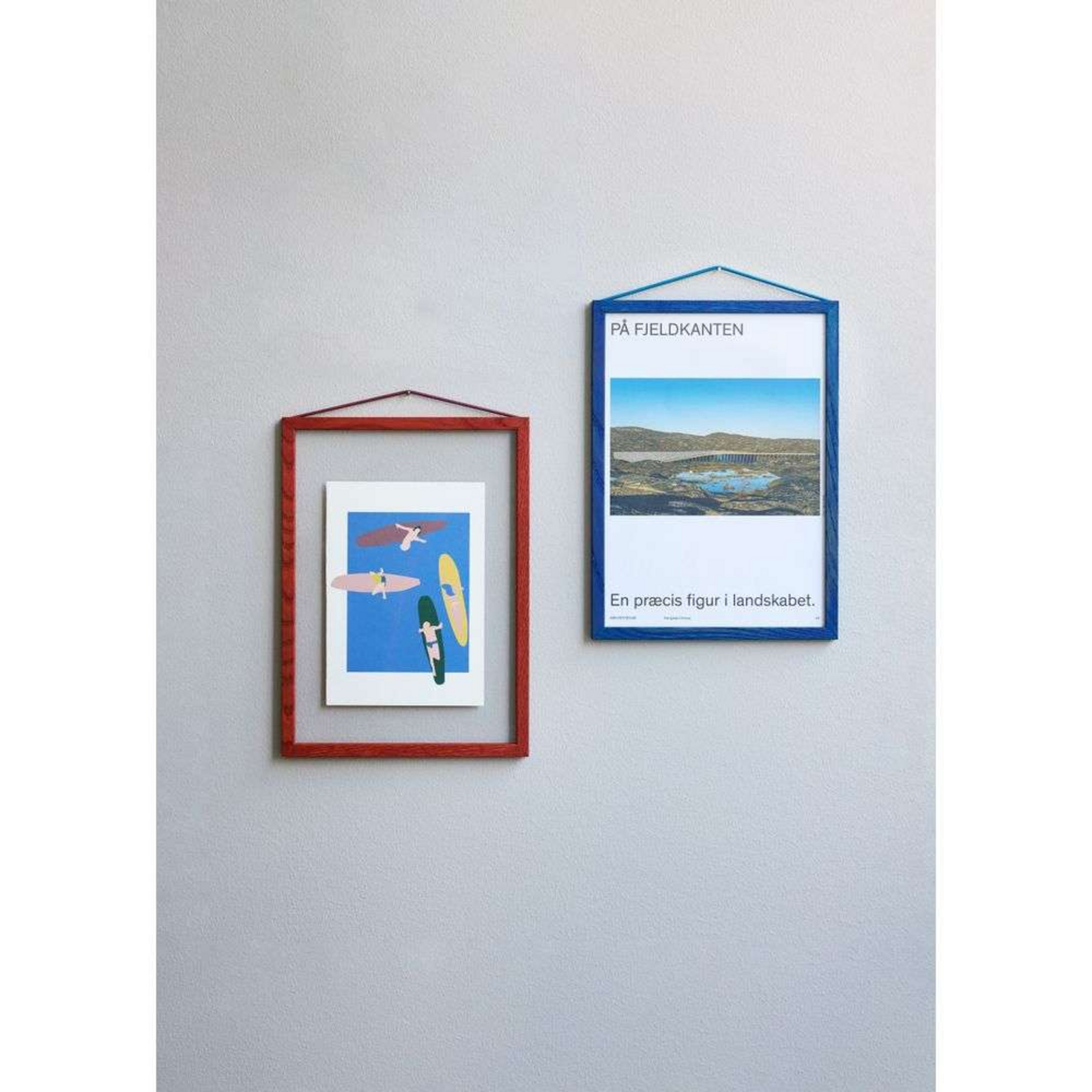 Frame Ramme A4 Blau Stained - Moebe