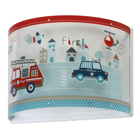 Applique pour enfants Police, fluorescente