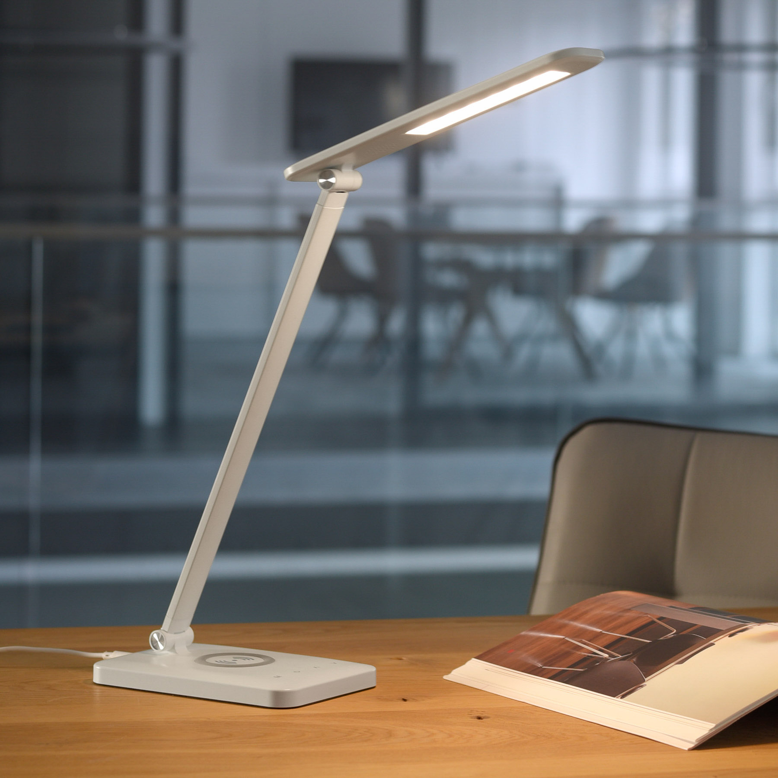 LED-Schreibtischleuchte Florentina, weiß