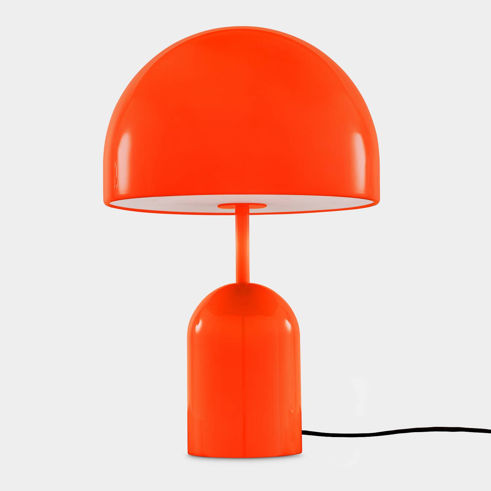 Tom Dixon LED-Tischlampe Bell, rot, Höhe 43 cm, dimmbar