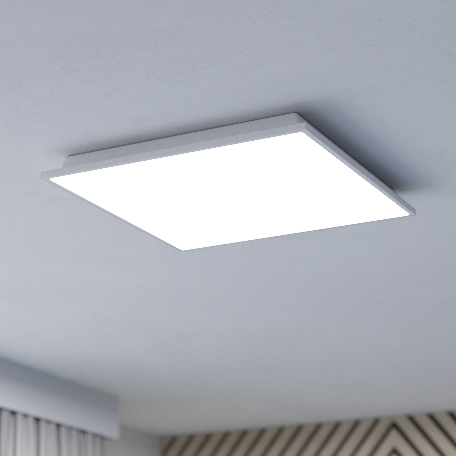 EGLO connect Connect Herrora-Z plafoniera bianca, 45x45cm