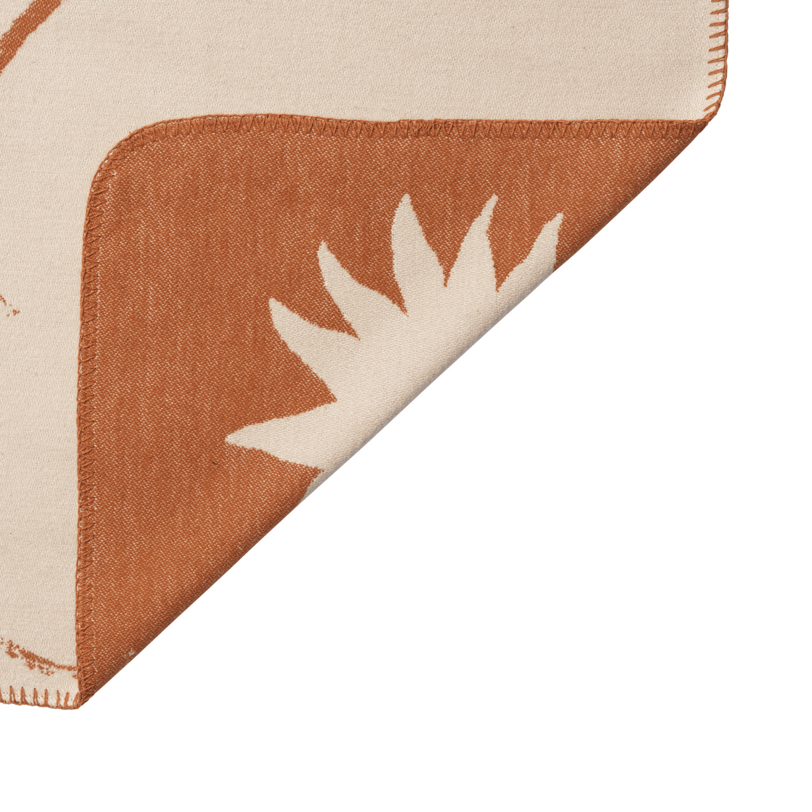 Skye deken, terracotta/crème, 120 x 80 cm - ferm LIVING
