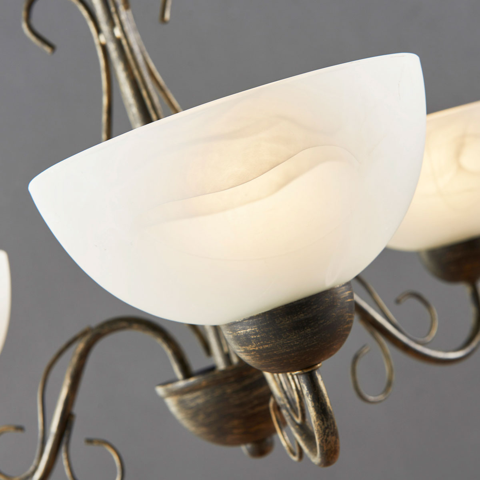 Mohija - romantic pendant light, 3 bulbs