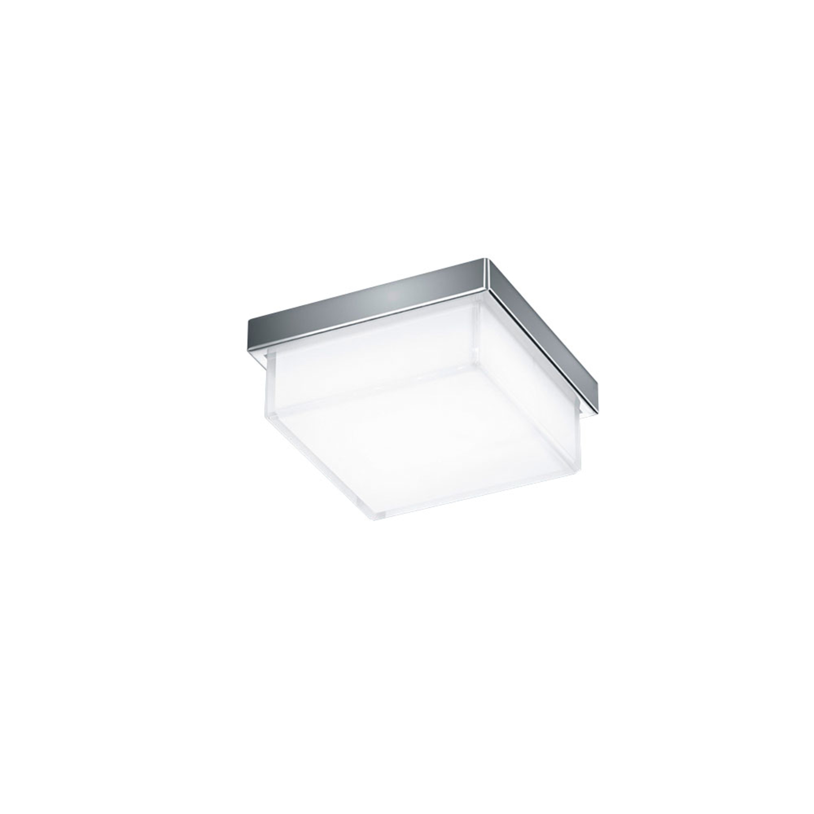 Helestra Cosi LED ceiling light square chrome