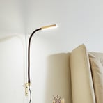 Flexola Round LED Aplique de Pared Gold - Lindby