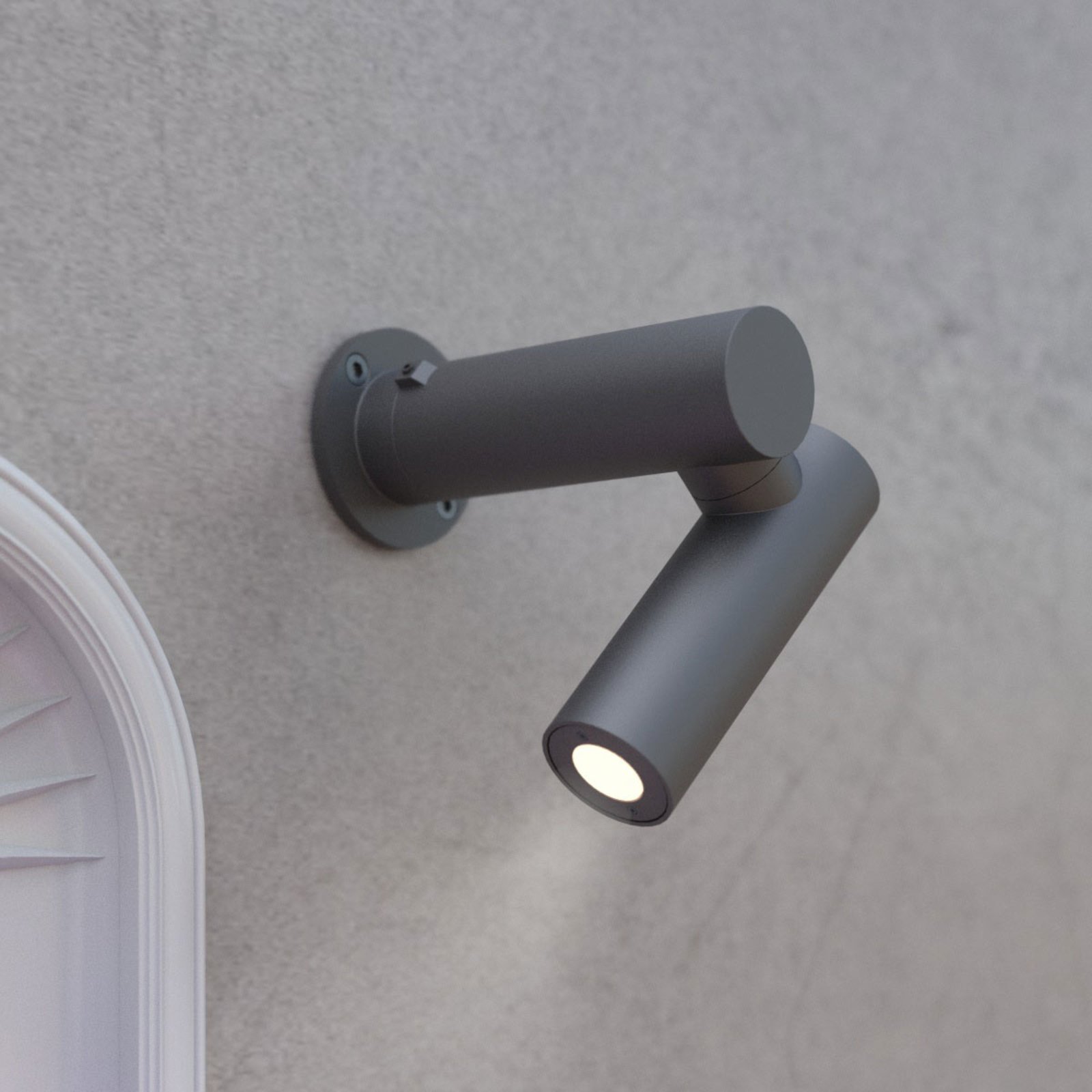 Narea LED Gartenleuchte H14 Dark Grey - Lucande