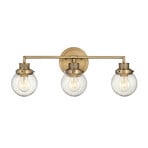 Poppy bathroom wall light, 3-bulb
