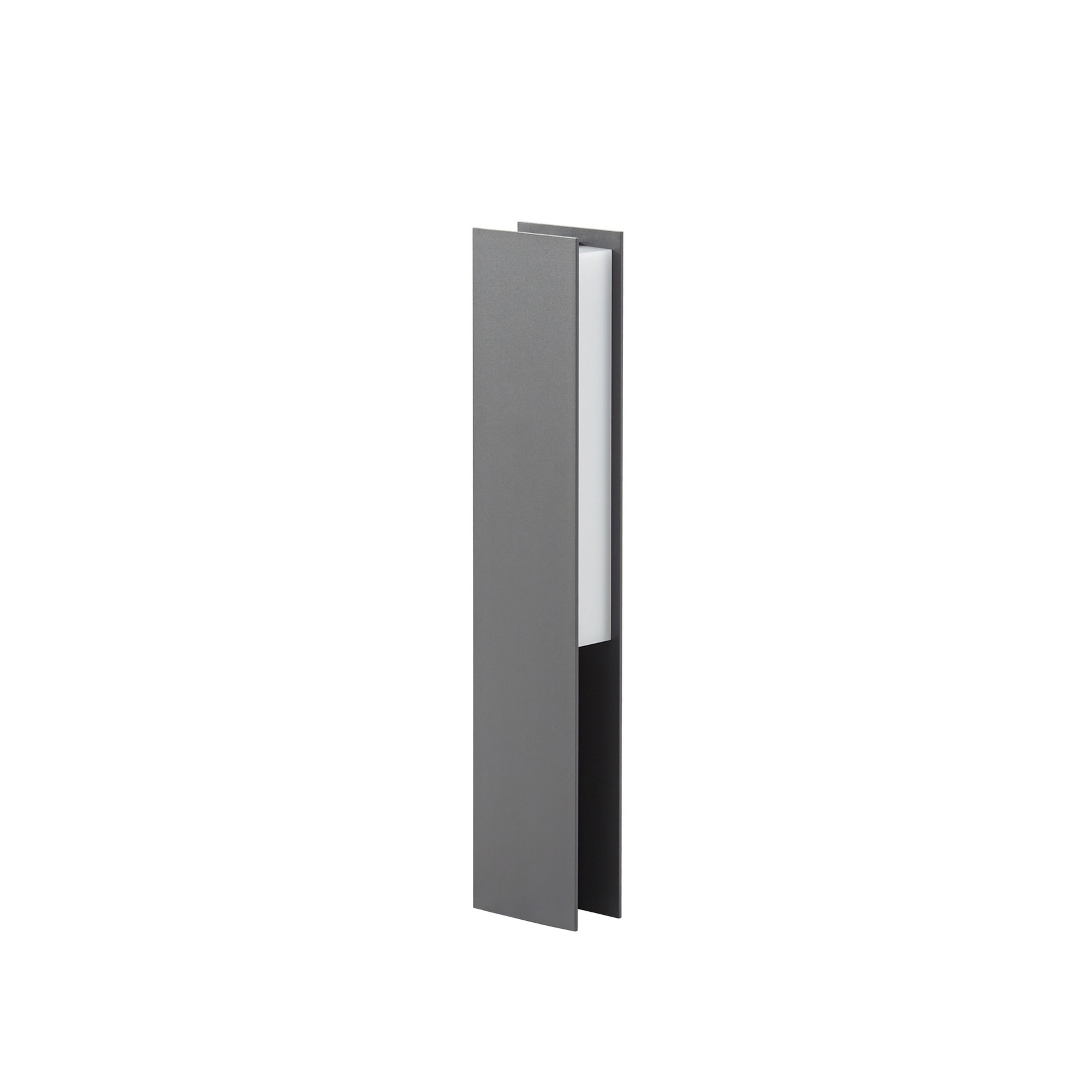 Luminaire pour socle LED Teerk, anthracite, IP65, hauteur 50 cm - Lucande