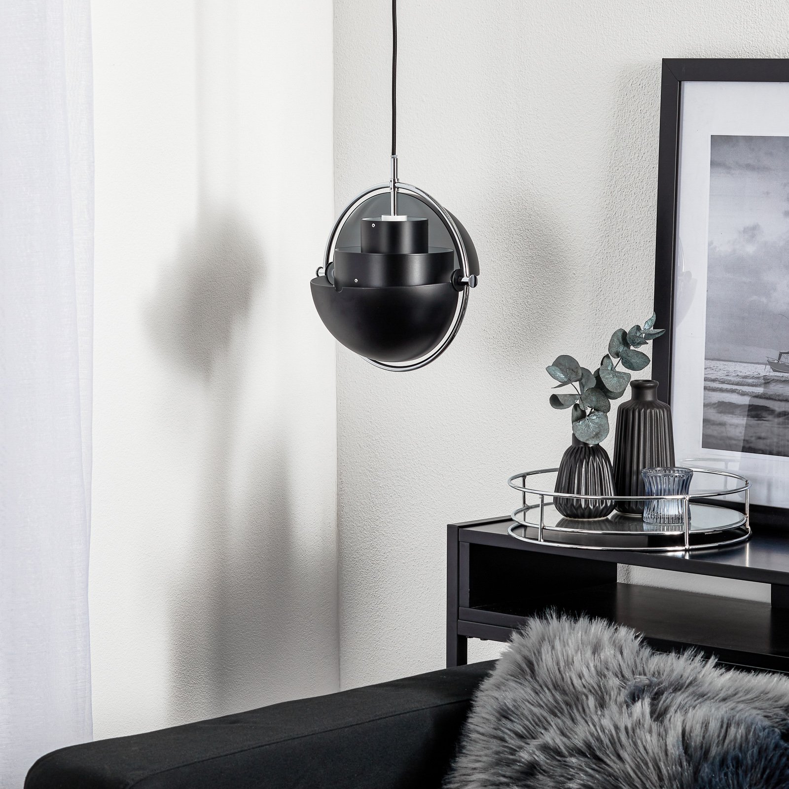Multi-Lite Visilica S Krom/Crna - GUBI