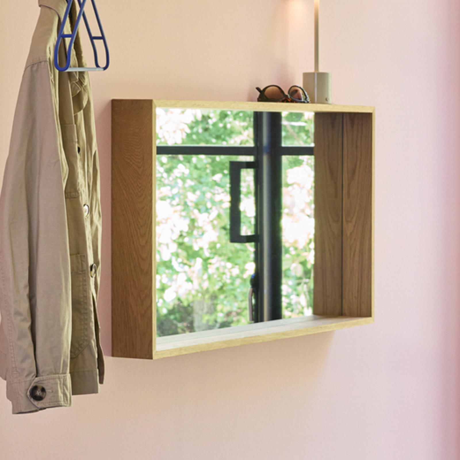 Still fali tükör, világos tölgy, magasság 103 cm – Hübsch