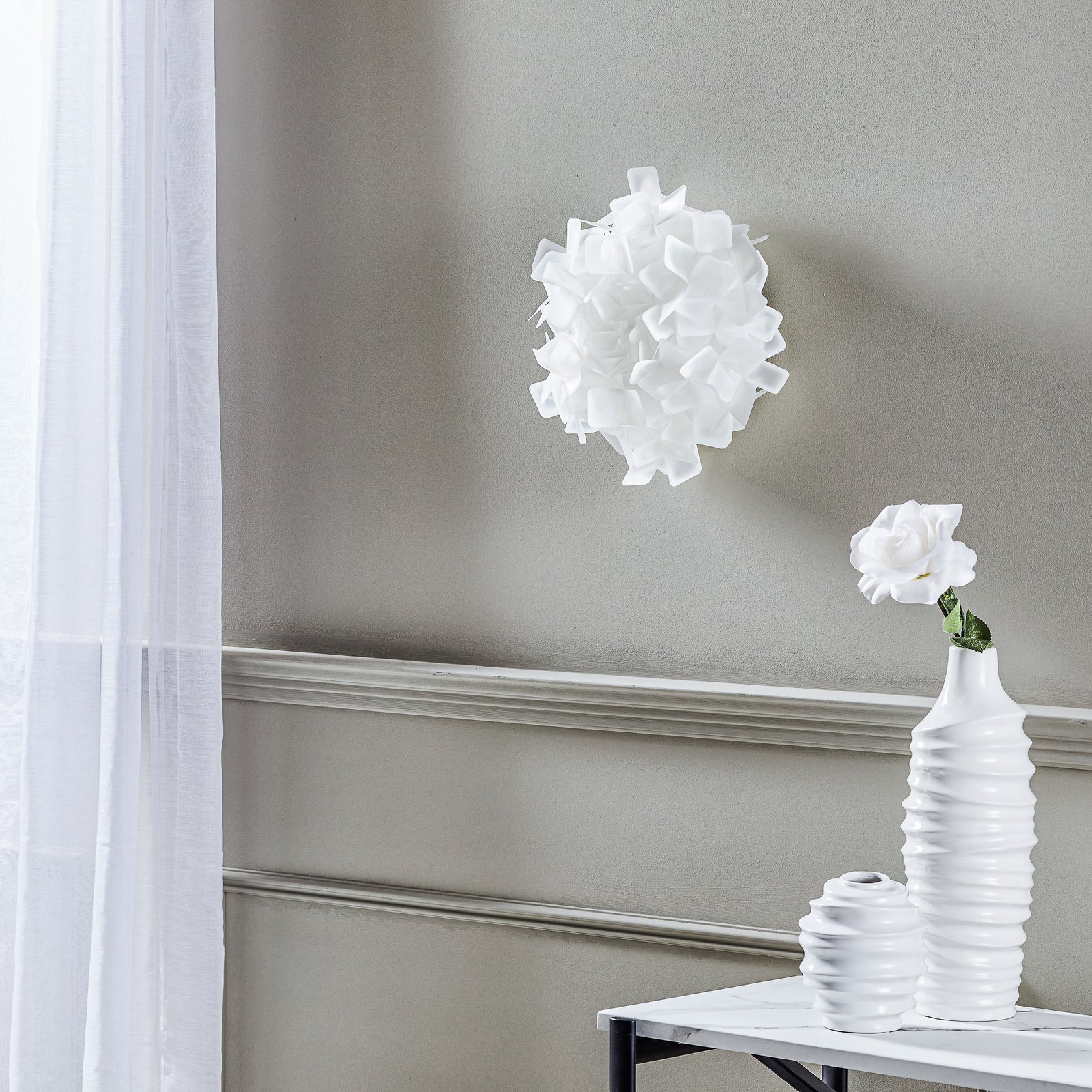 Clizia Taklampe/Vegglampe Mini Hvit - SLAMP