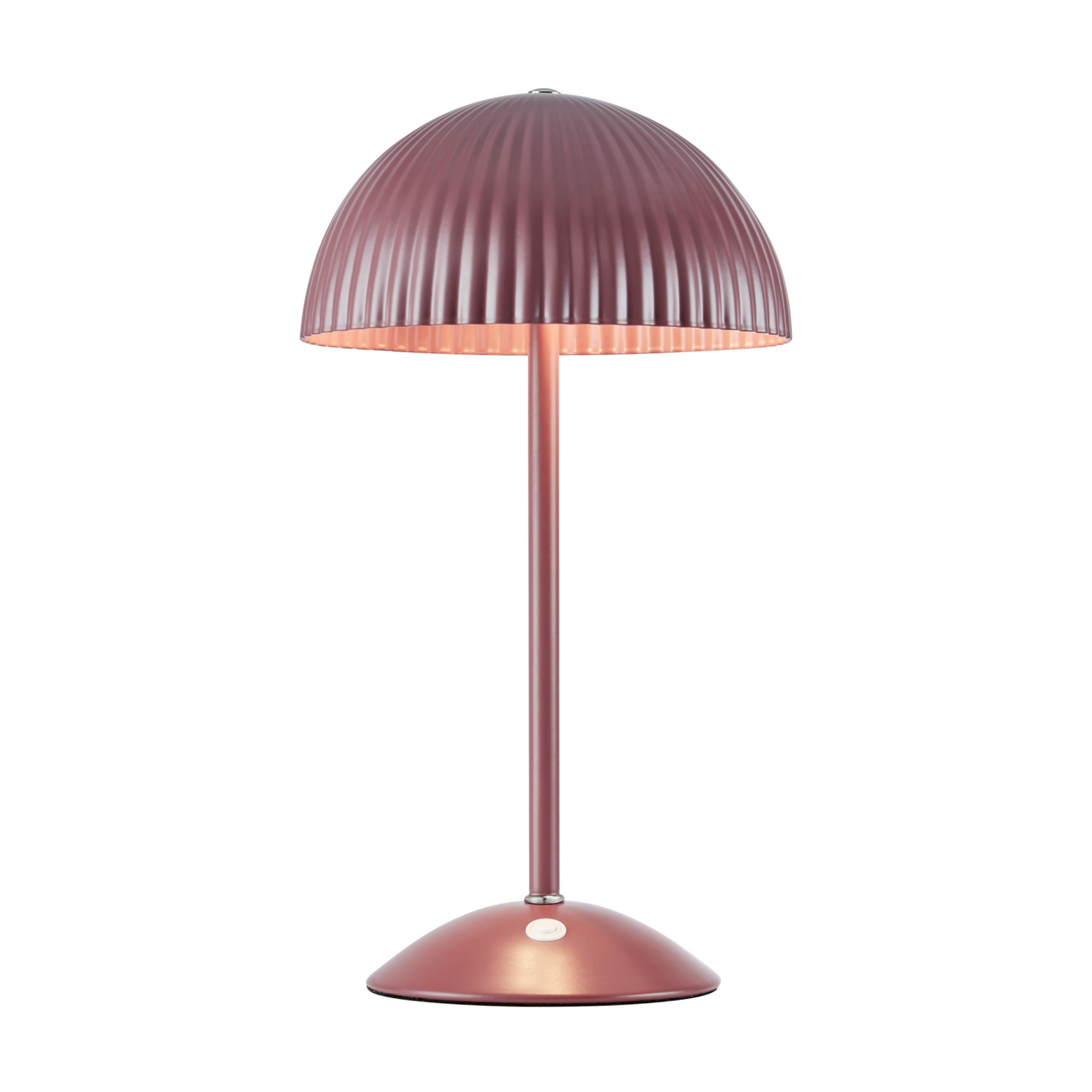 Stolna lampa Zin, crvena, željezo, visina 35,5 cm, G9 - Markslöjd