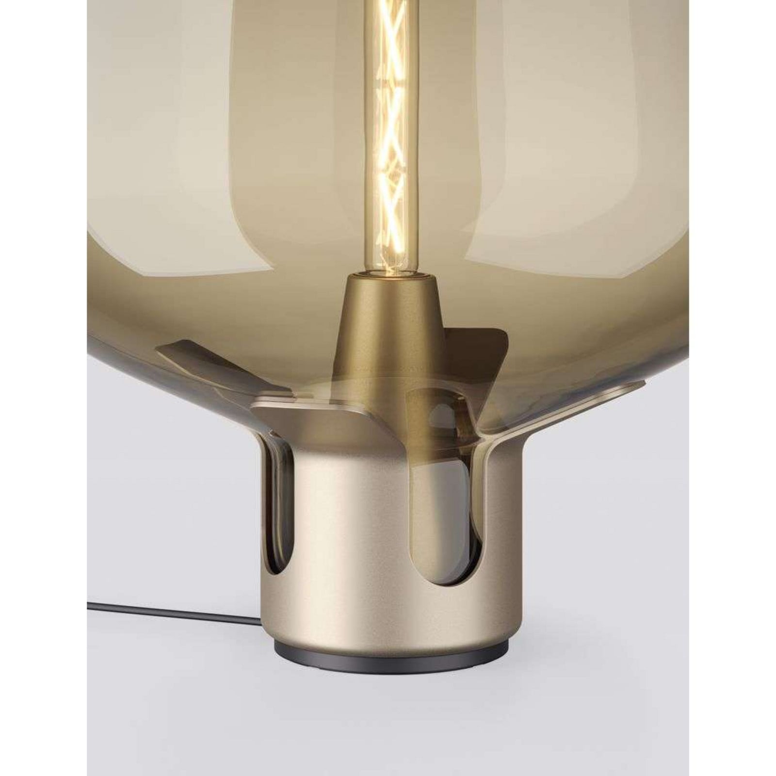 Flar Tischleuchte Large Golden/Honey Lodes - Wohnzimmer - Glas