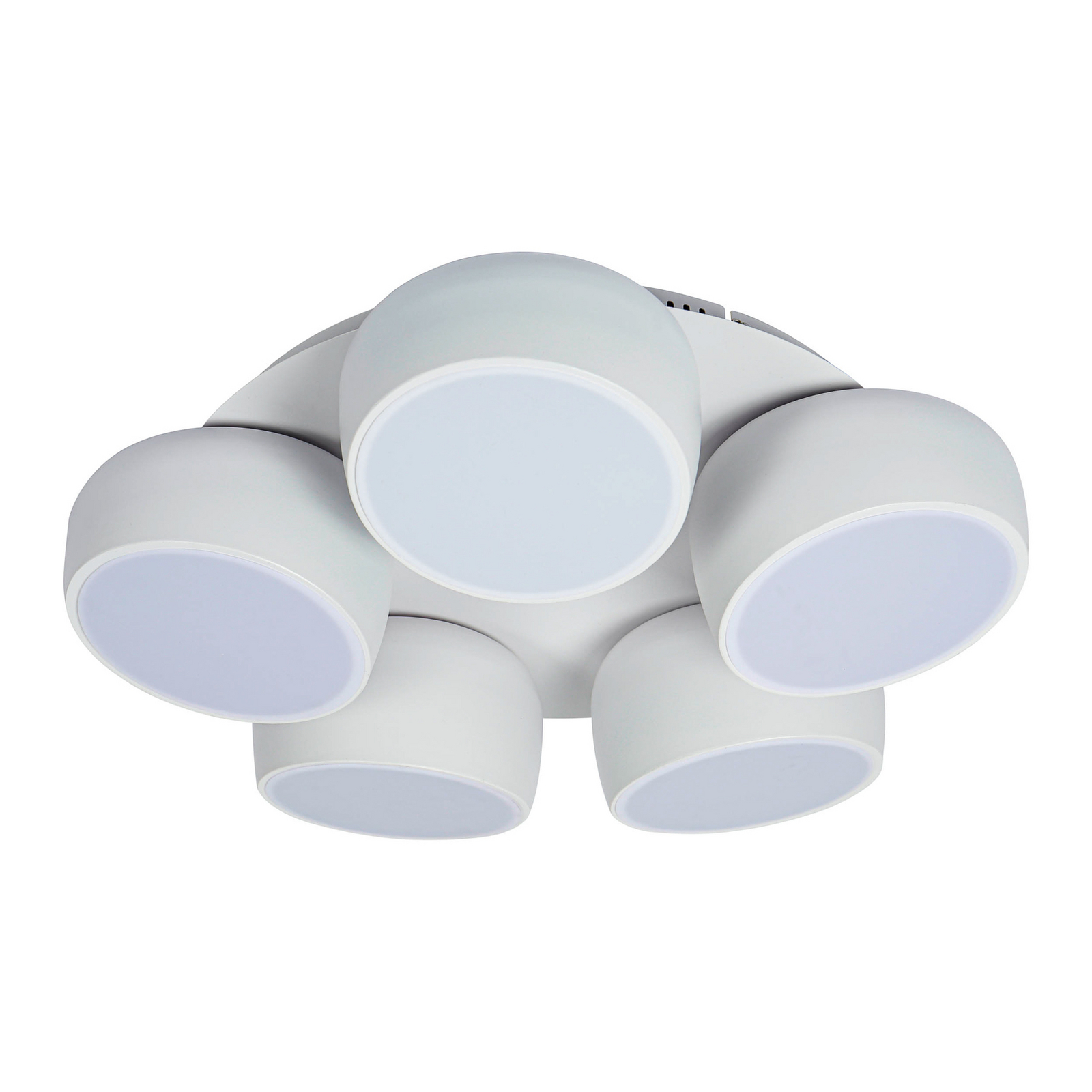 Eliora LED ceiling lamp, 5-bulb, white, CCT, remote control Eliora LED ceiling lamp, 5-bulb, white, CCT, remote control