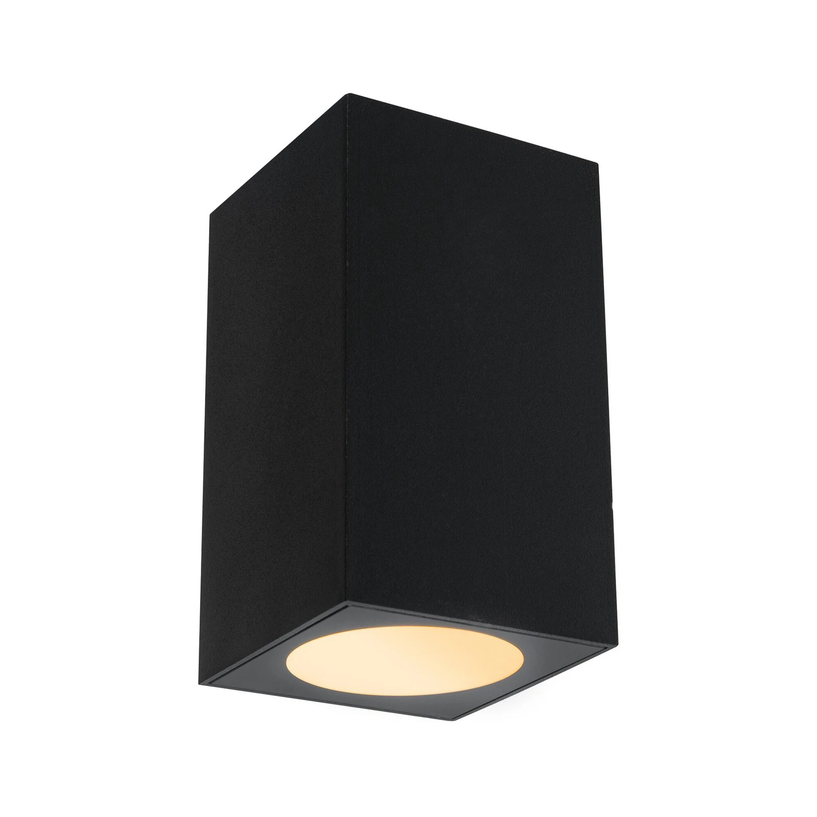Paulmann LED-Außenwandlampe Flame, schwarz, Höhe 8 cm, IP44