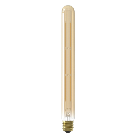 LED-Röhrenlampe E27 4W Filament long 30cm gold