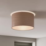 Envostar Veneer ceiling light, walnut veneer