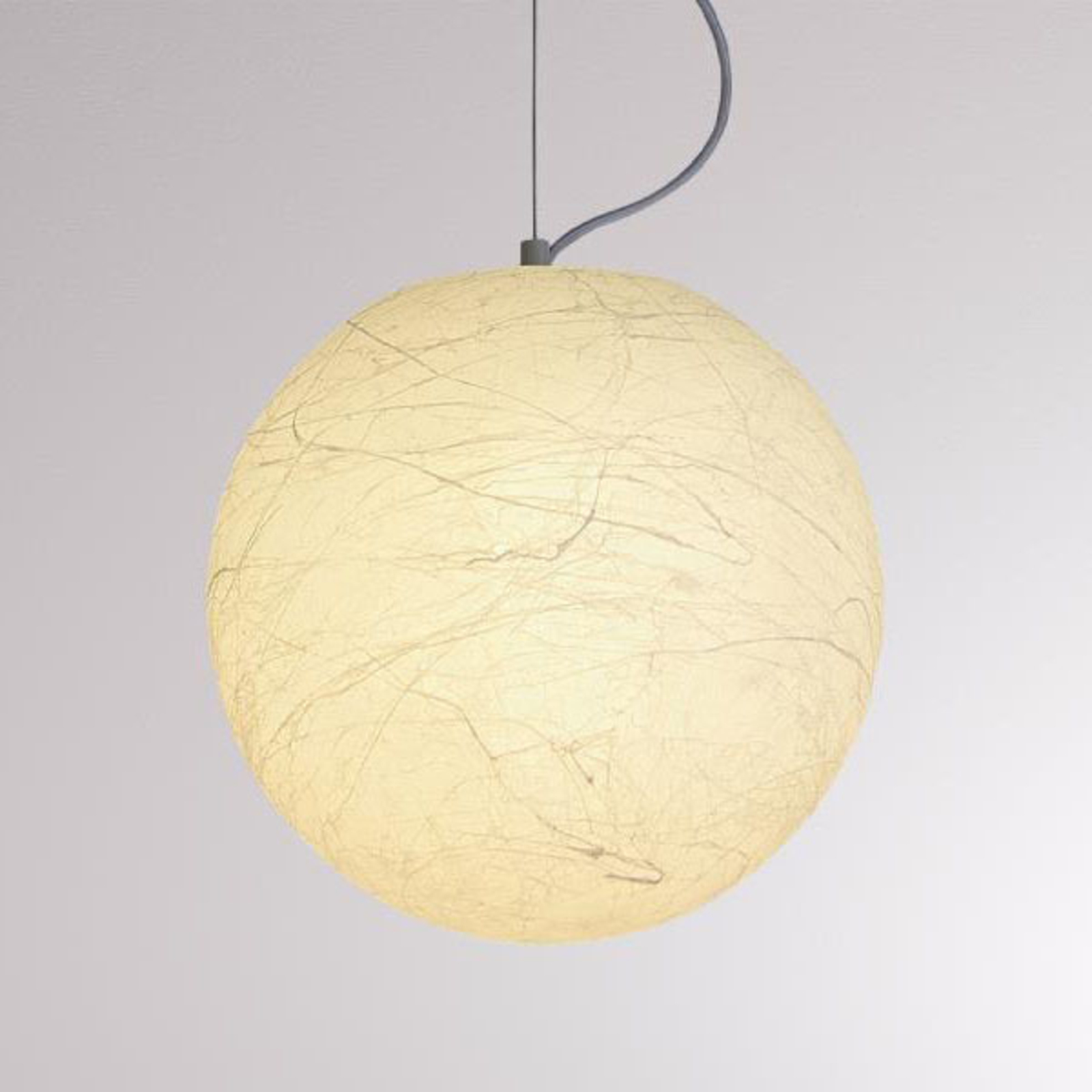LOUM Diovis pendant light Ø 40 cm, for Living / Dining Room, plastic, E27, 9 W, energy efficiency: A++