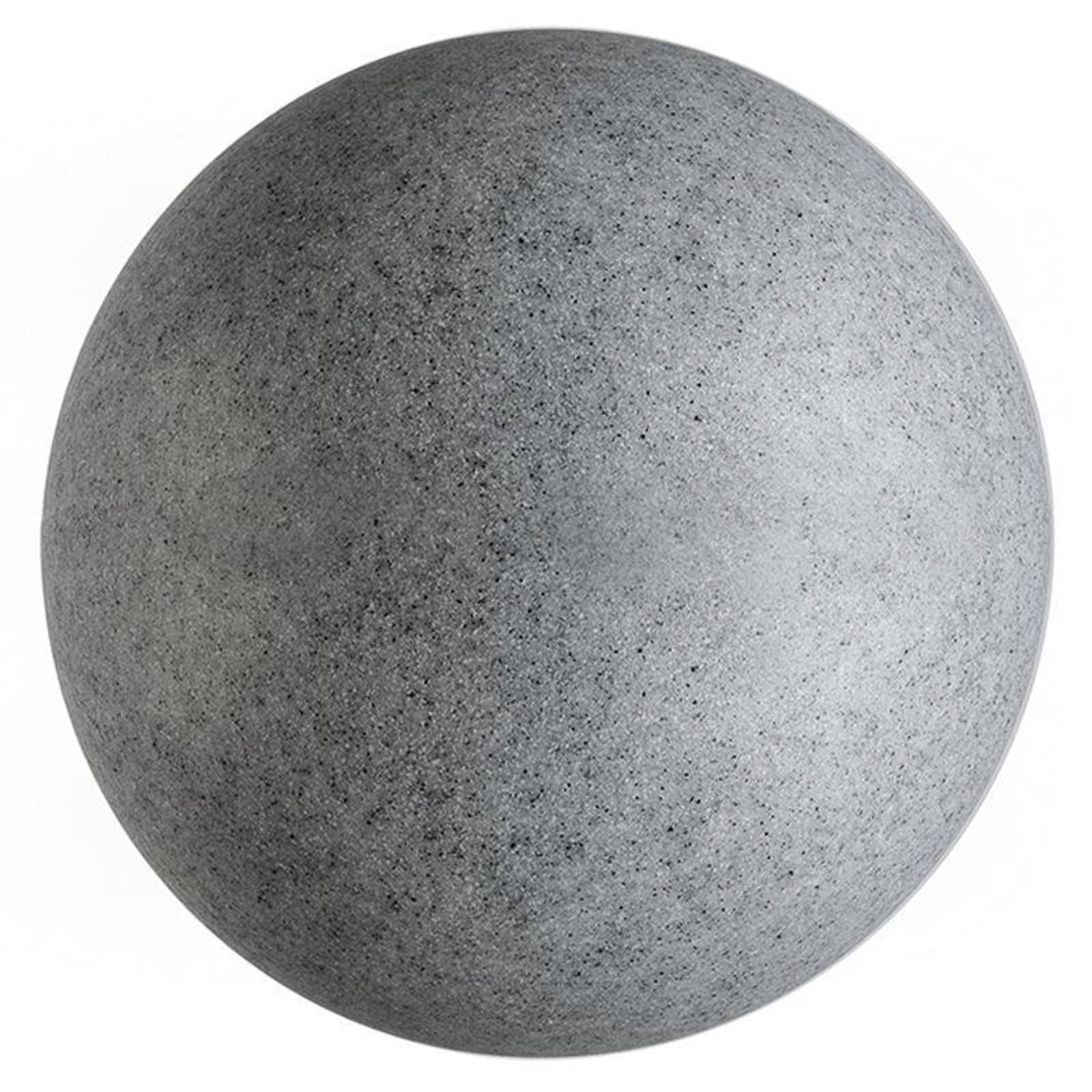 Kültéri gömblámpa földbe sz., gránit, Ø 56 cm