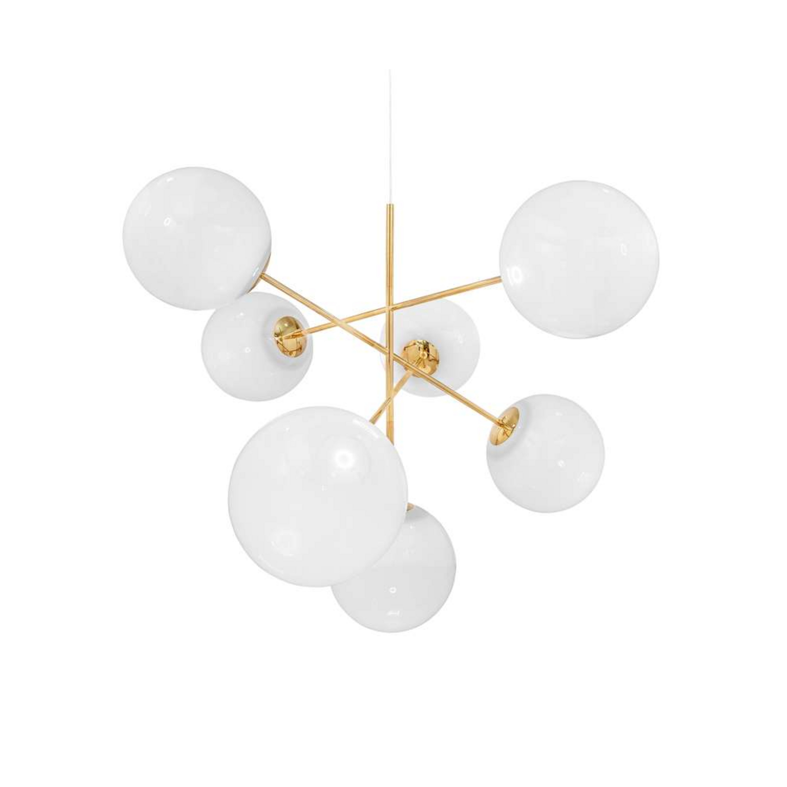 Globe Chandelier Large Opal - Tom Dixon