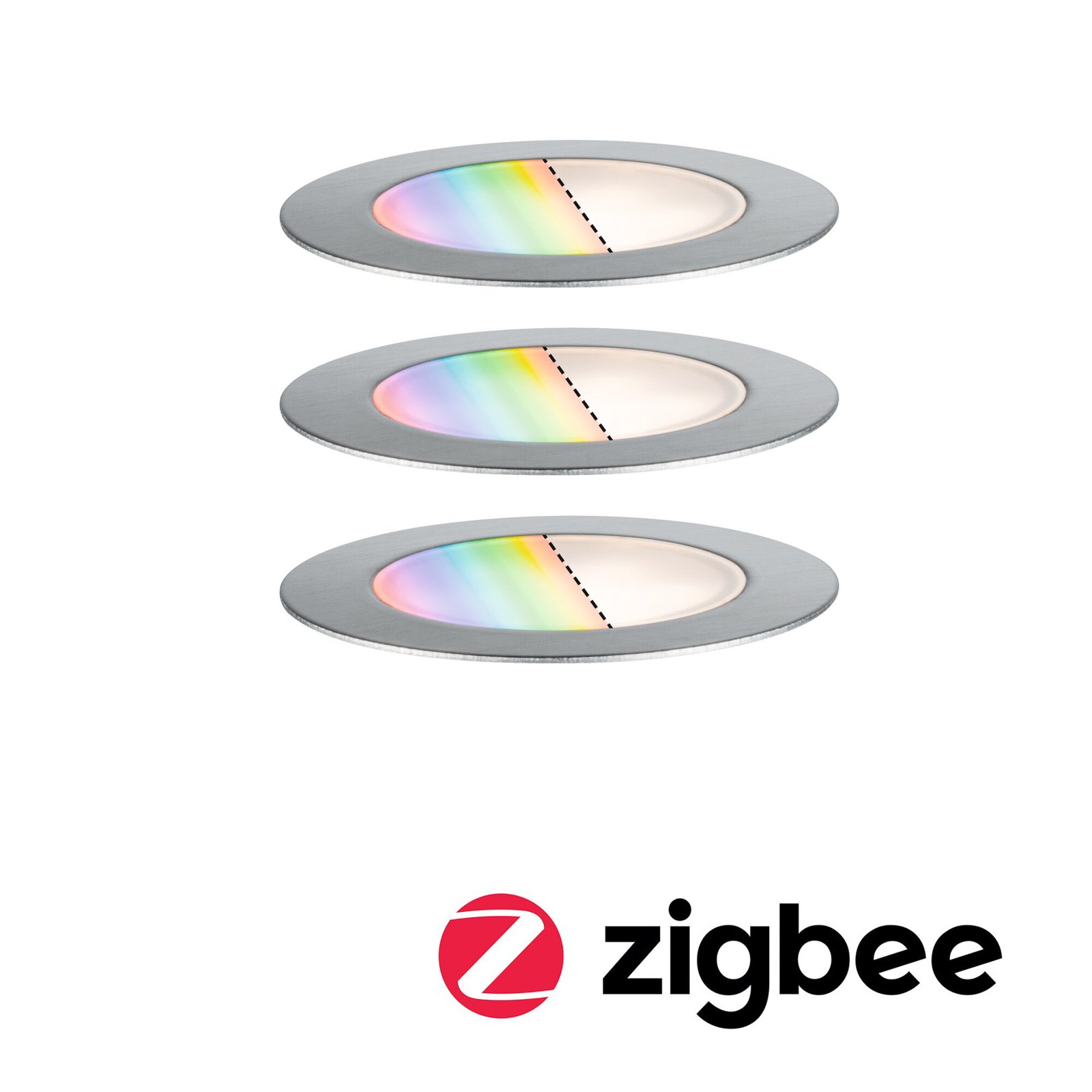 Paulmann Plug & Shine Zapuštěné bodové světlo Floor 3 RGBW ZigBee