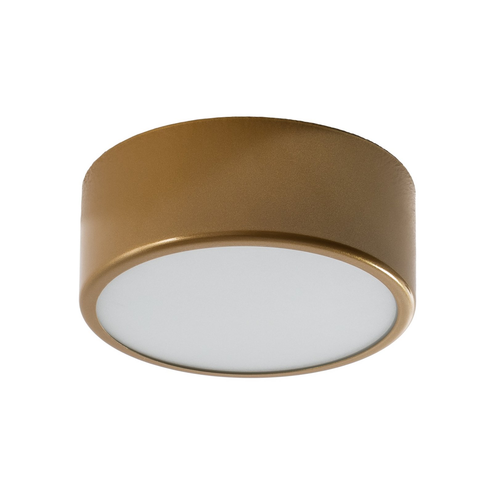 Таванна лампа Cleo 200, златна, сензорна, IP20, Ø 20 cm, E27