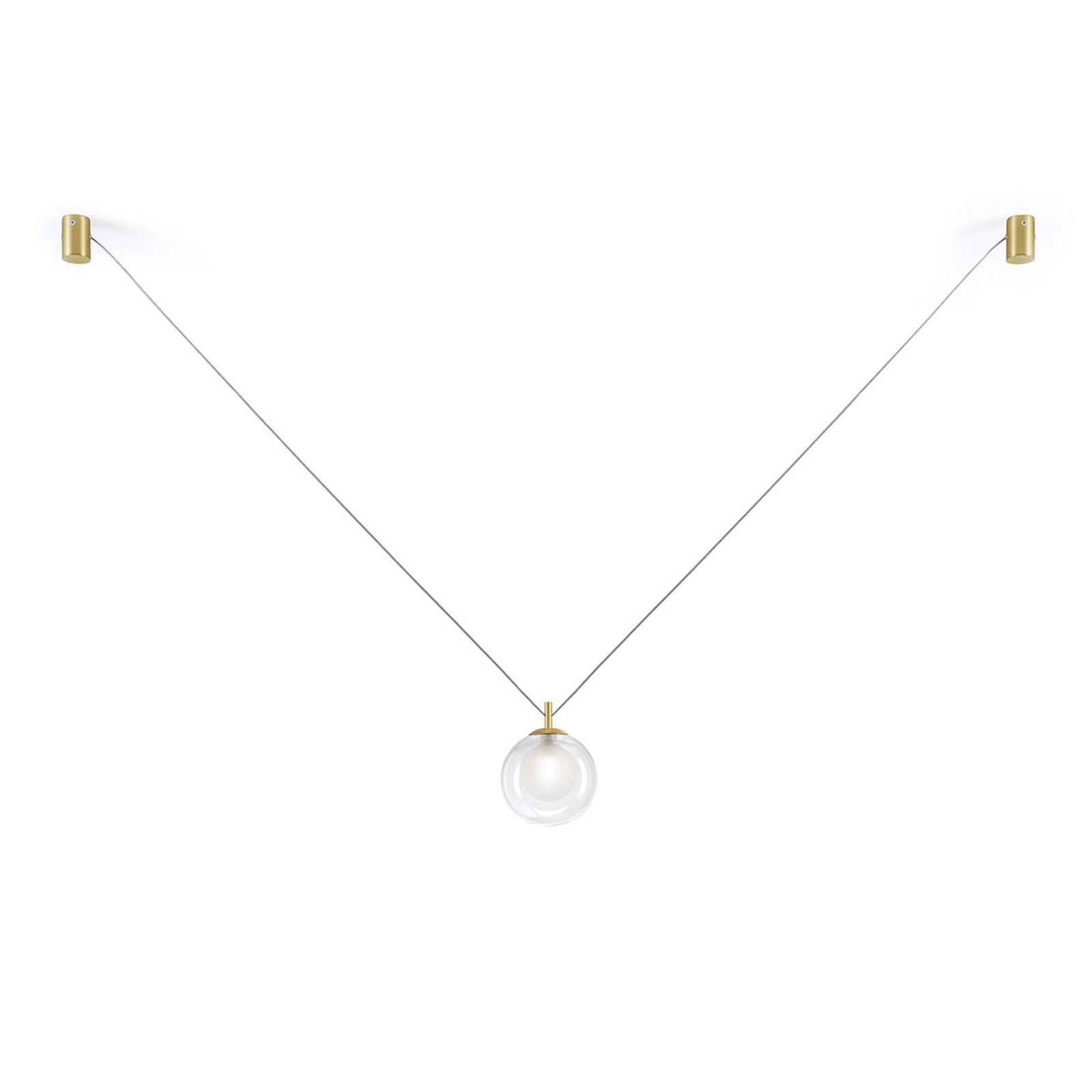 Aladino pendant light with variable suspension system 1-bulb