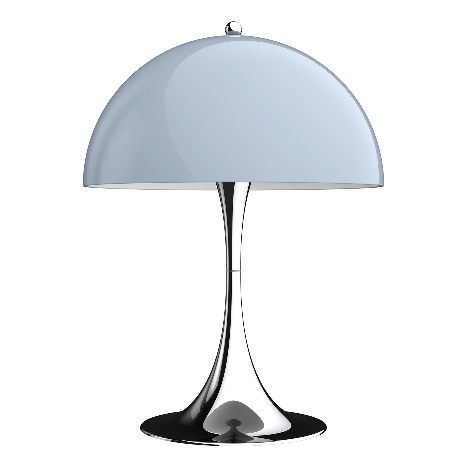 Louis Poulsen Panthella 320 lampă masă opal/crom
