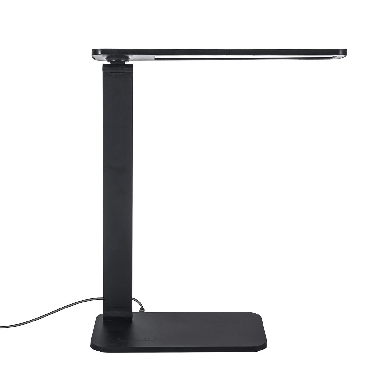 Forlight LED galda lampa Zenit, melna, ABS, augstums 36 cm