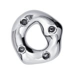 Portavelas Bellure Ring, plateado, porcelana - ferm LIVING