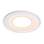 Clyde LED recessed ceiling light warm white Ø 8 cm