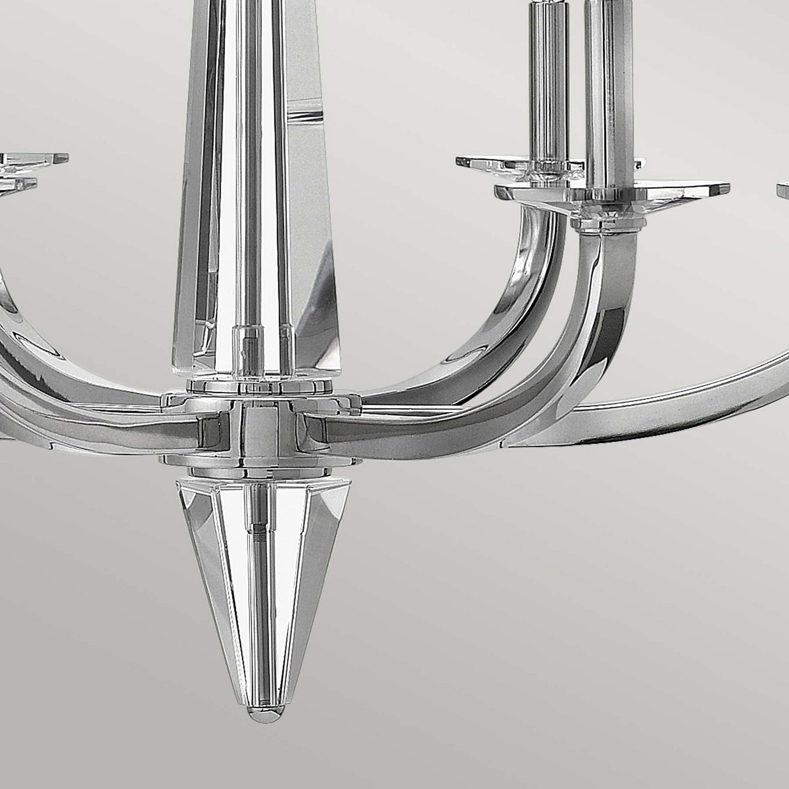 Quintiesse Candelabru Ascher nichel lustruit 6 lumini - Camera de zi / sufragerie - Metal
