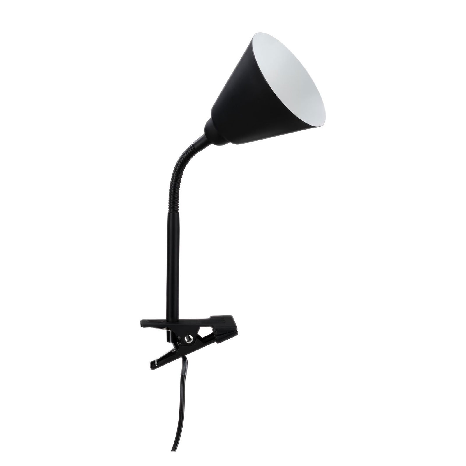 Paulmann Vitis lampa z klipsem, czarna