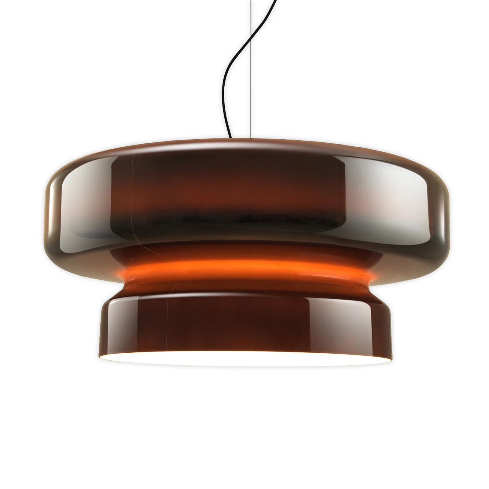 MARSET Bohemia lampada LED a sospensione, Triac, ambra