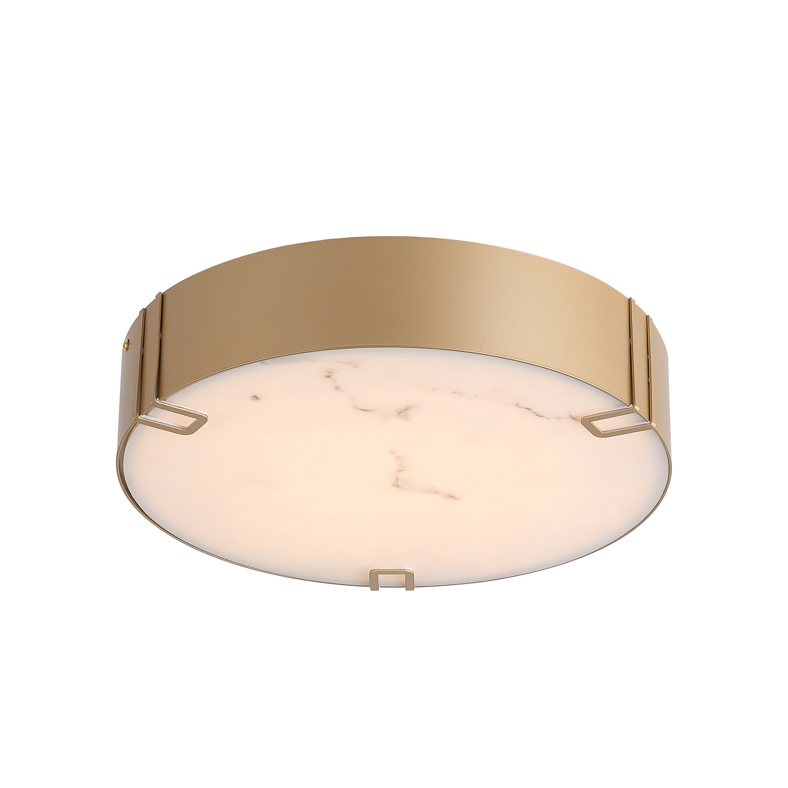 Plafón LED Marmo, color dorado, metal, IP44, 3.000 K Plafón LED Marmo, color dorado, metal, IP44, 3.000 K