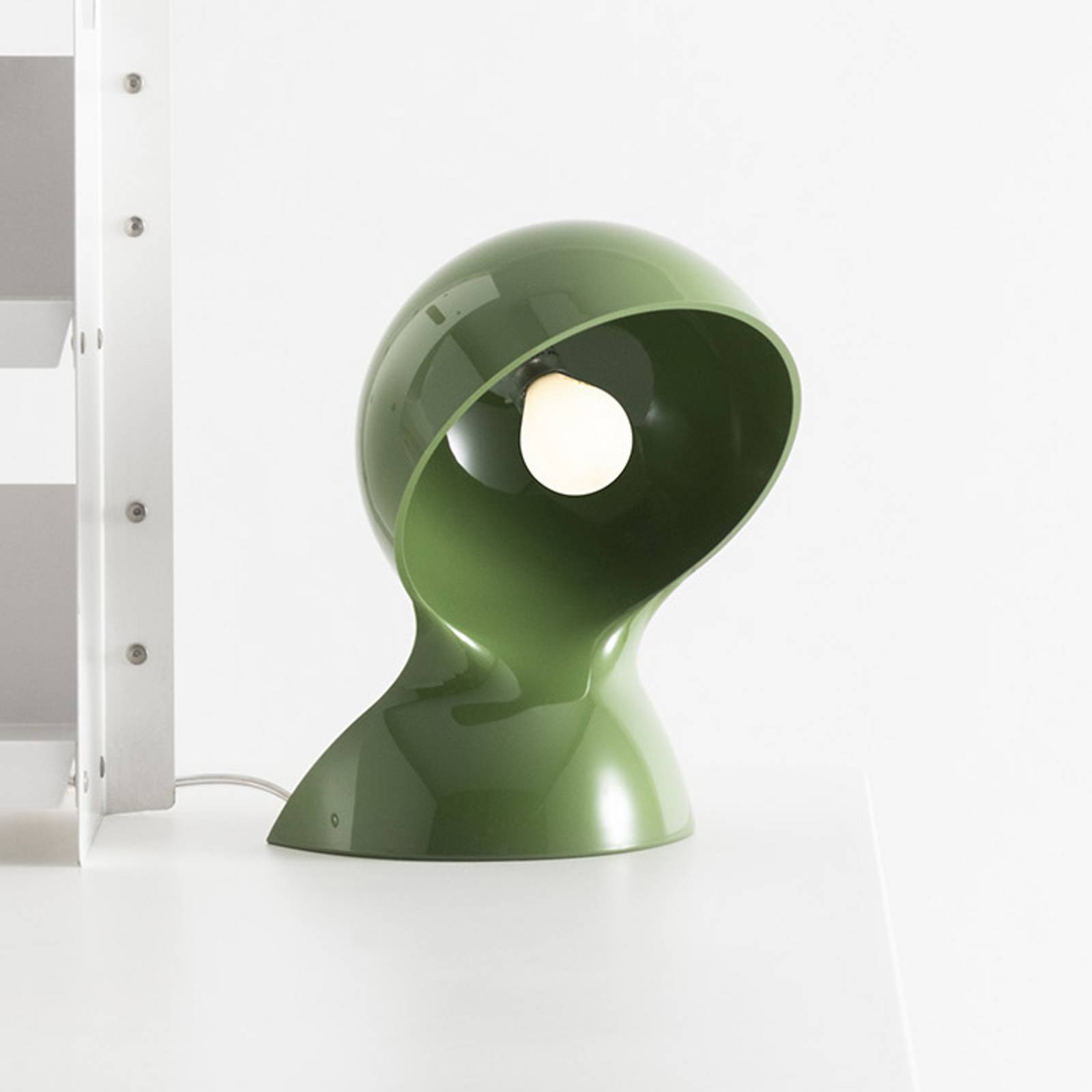 Lampe à poser Artemide Dalù, verte, hauteur 26 cm, E14
