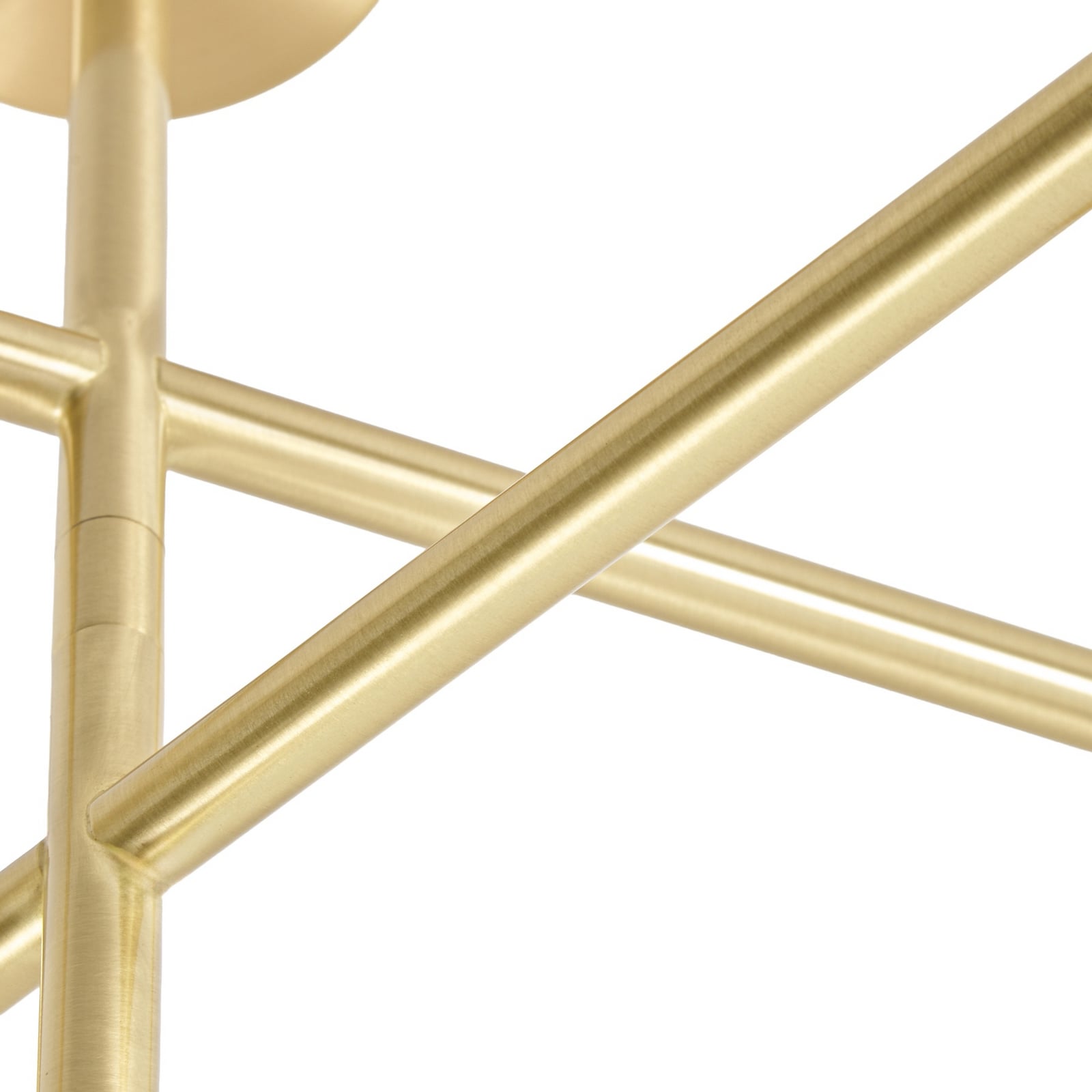 Lindby plafondlamp Marilou, messing, 4-lamps, Ø 70 cm Lindby plafondlamp Marilou, messing, 4-lamps, Ø 70 cm