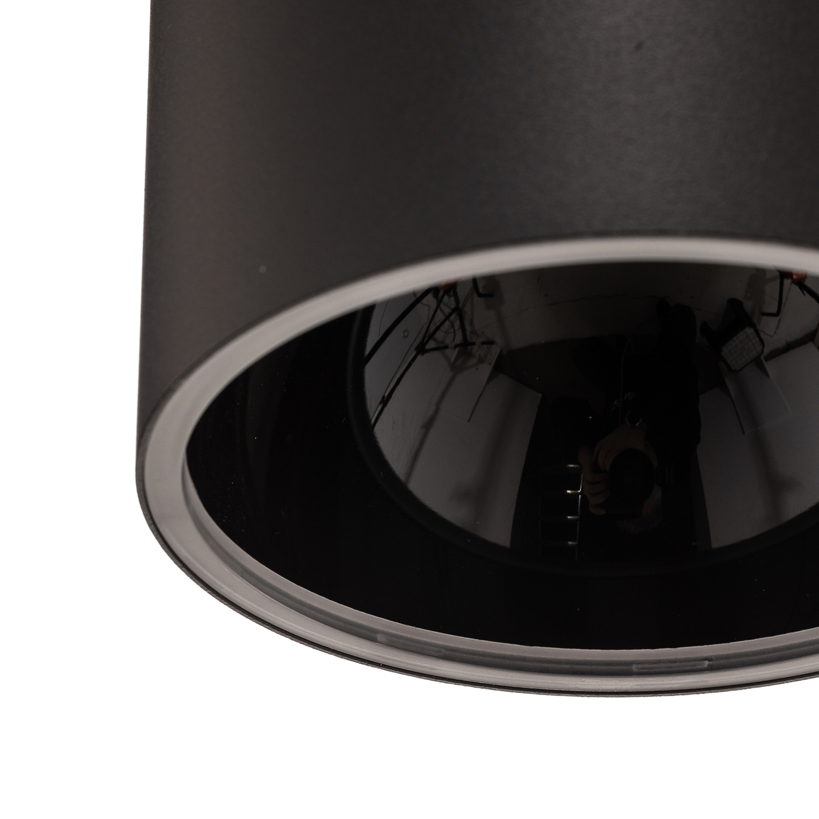 Halo downlight, black/black