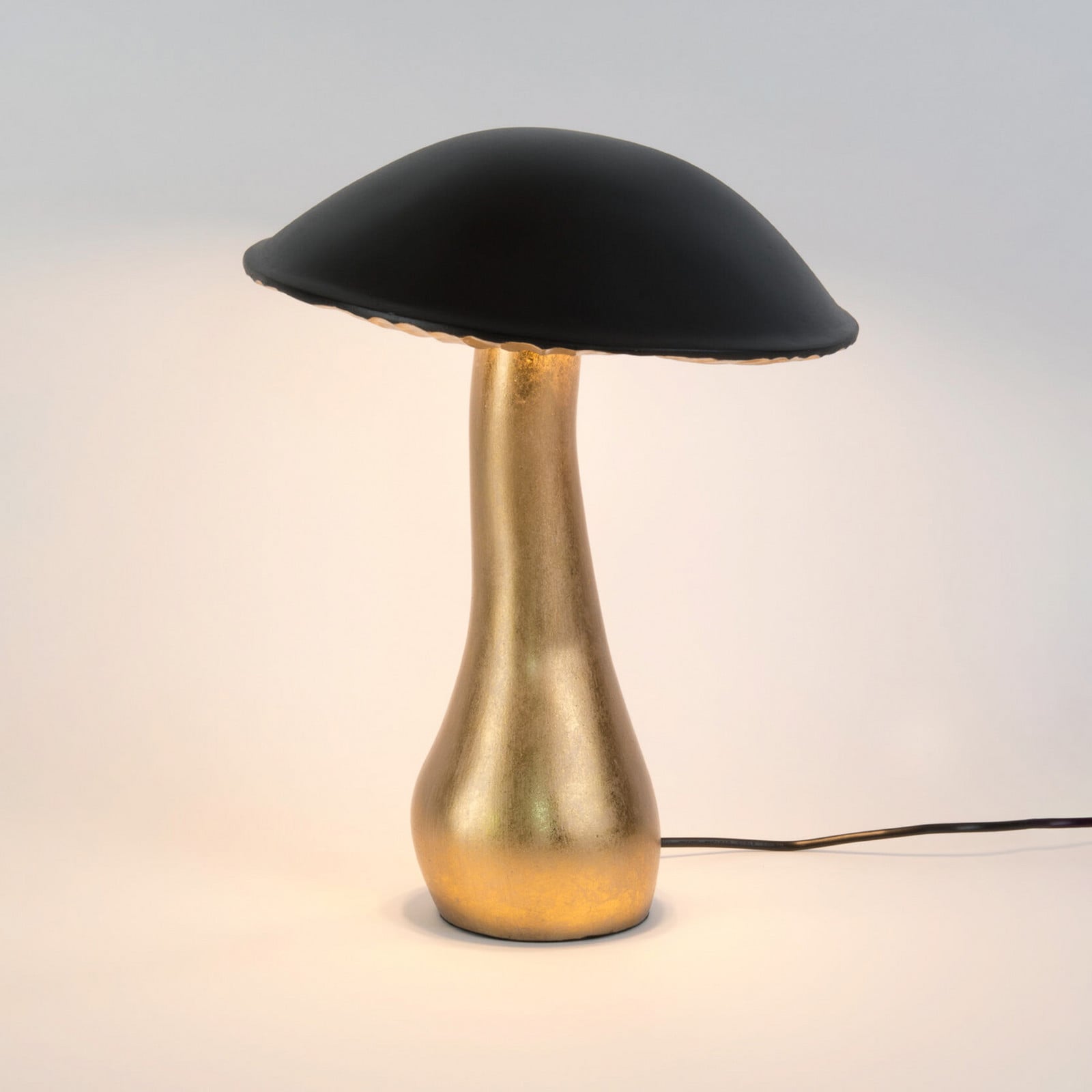 Holländer Lampa de masă FORTUNELLO negru/auriu înălțime 40 cm metal 5xG4 - Camera de zi / sufragerie - auriu-maro-negru